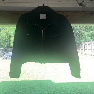 celebrity pink jacket lack w/ zipper and button